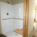 Honeysuckle Roll In Handicap Shower at Recreational Resort Cottages and Cabins
