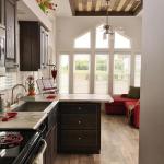 Sundance Kitchen with Built-In Pots/Pans Drawers at Recreational Resort Cottages in Rockwall, Texas